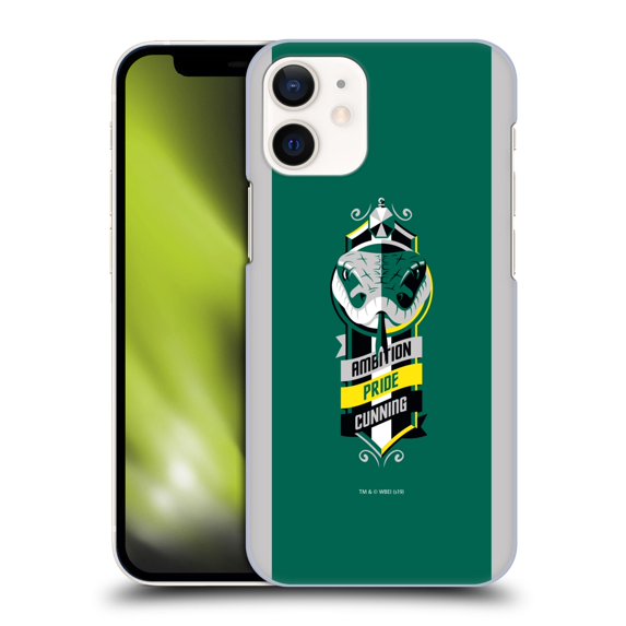 Head Case Designs Officially Licensed Harry Potter Deathly Hallows VI Slytherin Hard Back Case Compatible with Apple iPhone 12 Mini