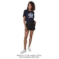 thumbnail image 3 of Shark Week Officially Licensed Breach for the Stars Women's Loose T-Shirt, Navy, Medium, 3 of 4
