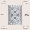 thumbnail image 3 of JONATHAN Y MODERN PERSIAN 3 x 5 Area Rug, Cherie French Cottage - Light Gray/Cream, MDP505C-3, 3 of 9