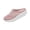 AC03_Pink, variant on Womens Mules Shoes Slip on Sneakers Knit Flats Lightweight Breathable Comfortable Walking Shoes Pink 36