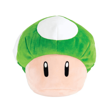 1UP Green Mushroom Junior Plush Toy