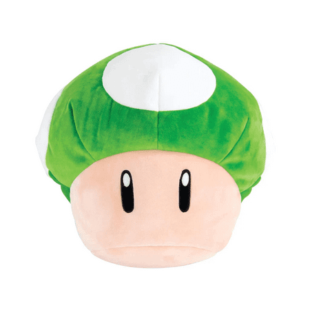 1UP Green Mushroom Junior Plush Toy