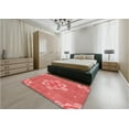 thumbnail image 4 of Ahgly Company Indoor Rectangle Patterned Bean Red Area Rugs, 2' x 4', 4 of 6