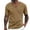 Khaki, variant on Afdoent Mens T-Shirt Solid Color Jacquard Men Trendy Casual Versatile Business Sports Comfortable V Neck Short Sleeve T Shirt Soft Comfort Tee Shirts