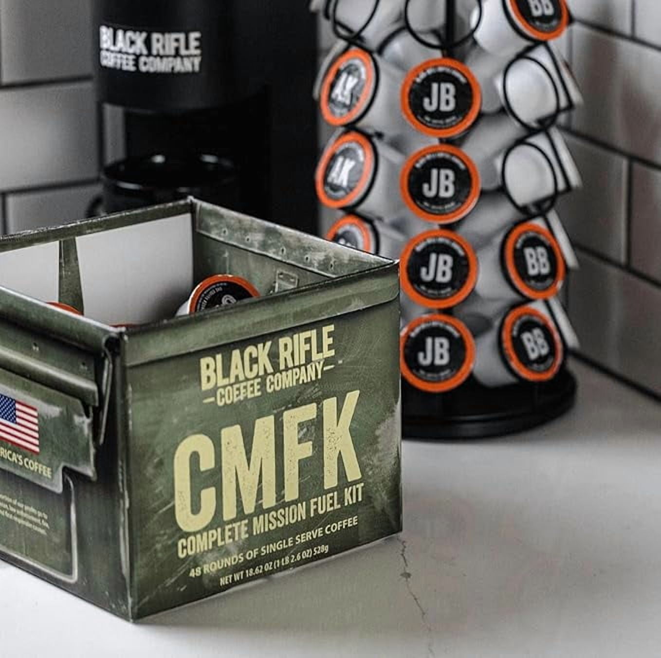 Black Rifle Coffee Supply Drop, 96 K-Cup Pods, Light to Dark Roast