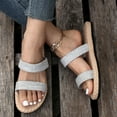 thumbnail image 5 of B91xZ Women Slippers Recovery Slide Sandals Shower Slides Shoes,Gray 7, 5 of 5