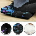 thumbnail image 5 of Summer Tropical Butterfly Print Meditation Pillow Thick & Fluffy Zabuton for Yoga & Relaxation, 5 of 7