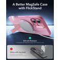 thumbnail image 3 of Funda de teléfono ESR Boost Series con soporte para iPhone 16 MagSafe Pink, 3 of 8