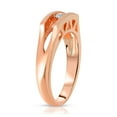 thumbnail image 2 of Galaxy Gold 14K Solid Rose Gold Ring With Natural 0.1 Carats Diamonds (7.0), 2 of 2
