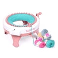 thumbnail image 1 of Máquina de tejer de lana hecha a mano, suéter tejido a mano, calcetines, bufanda, telar cilíndrico para adultos y niños, 1 of 8