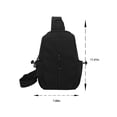thumbnail image 3 of Up to 65% off Waterproof Strap Bag Crossbody Backpack Men Ladies Strap Backpack Hiking Backpack Multipurpose Messenger Chest Bag Organizers and Storage, 3 of 9