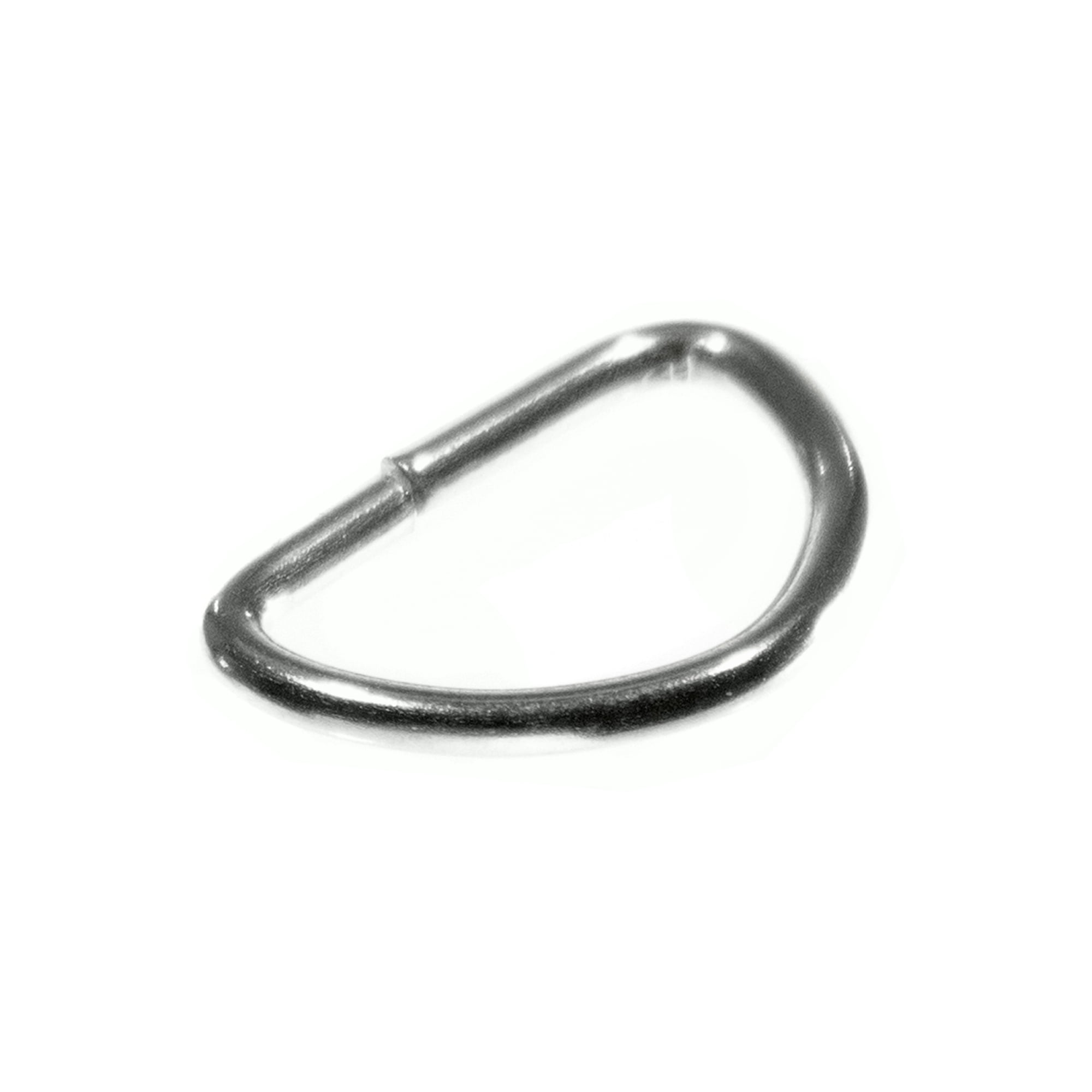 Craft County Silver NonWelded Metal DRings 5/8 Inch MultiPiece