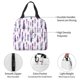 thumbnail image 4 of Easygdp Lavender Flowers Bolsa Térmica Premium - Tela Oxford Impermeable, Gran Capacidad, Bolsillo Frontal, Unisex para Trabajo, Escuela, Actividades al Aire Libre y Picnics, 4 of 8
