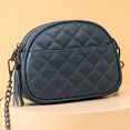 thumbnail image 4 of Bolso de hombro para mujer Bolso de mensajero de cuero genuino casual Bolso cruzado elegante, 4 of 8