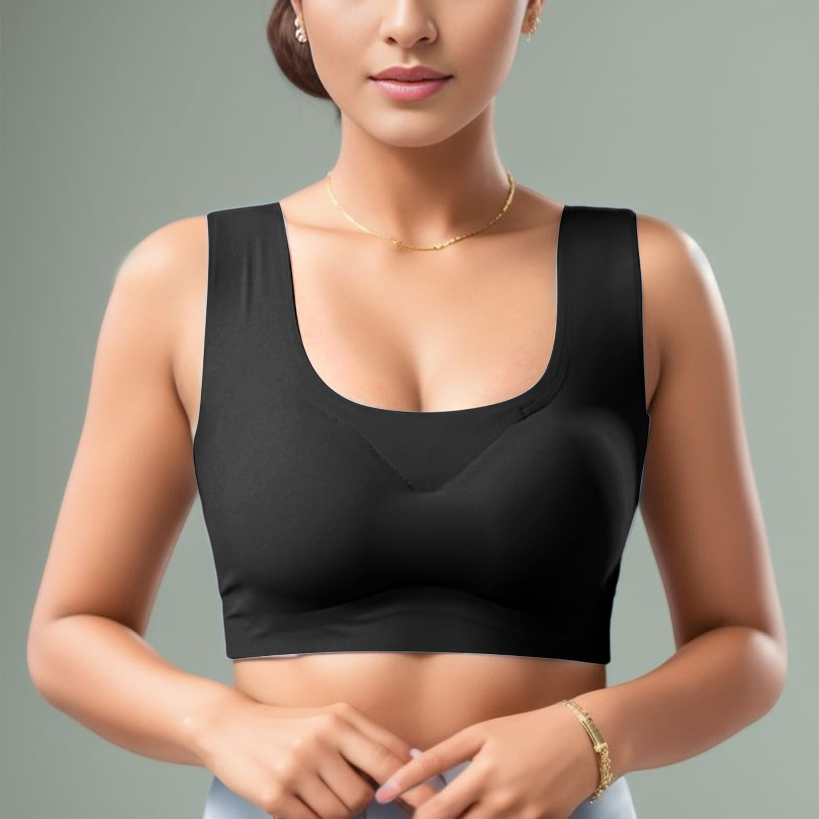 Bras For Women,Women's Benefits Allover-Smoothing Wireless Lightly