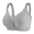 thumbnail image 2 of Fewfanhot Women's Plus Size Front Closure Nursing Bra, Mesh Bra with Adjustable Straps, Soft Padded Maternity Bra Wireless Comfort Breathable & Supportive Sports Bra, 2 of 3