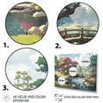 thumbnail image 3 of Designart "Landscape of the Rising Sun in Japan II" Japanese Metal Wall Decor Set, 3 of 5