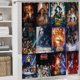 thumbnail image 5 of La guerra de las galaxias-theme 4-Piece Shower Curtain Set with Rugs, Waterproof Bathroom Decor Set Includes Bath Mat, U-Shaped Rug, Toilet Lid Cover and Curtain with Hooks, 5 of 6