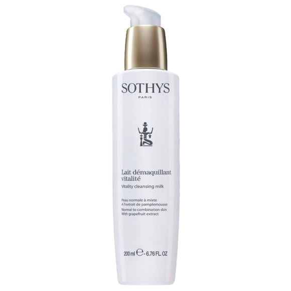 Leche limpiadora SOTHYS Vitality con extracto hidratante de pomelo