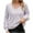Purple, variant on Lilgiuy Women's Casual V-Neck Solid Color Long Sleeve Tops Blouse,Blue,4(S) Fall Fashion 2022 Spring Winter