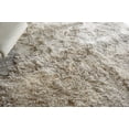 thumbnail image 4 of Exquisite Rugs Sumo Shag Light Beige Polyester/Microfiber handloomed Area Rug, 4 of 5