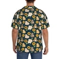 thumbnail image 5 of Haiem Bear Sunflower Men's Casual Shirts Short Sleeve Button Down Shirts Fashion Textured Summer Beach Shirt-4X-Large, 5 of 7