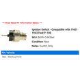 thumbnail image 2 of Ignition Switch - Compatible with 1960 - 1963 Ford P-100 1961 1962, 2 of 2
