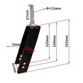thumbnail image 3 of Wheelchair Front Wheel Fork Universal 8inch Wheels Assembly Drive Front Fork, 3 of 5