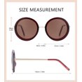 thumbnail image 2 of Gafas de Sol Redondas Retro Polarizadas JOOX para Mujer con Protección UV400, 2 of 7