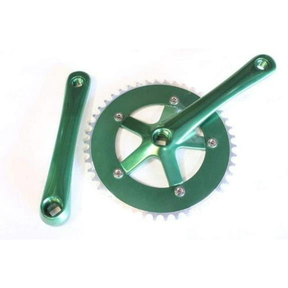 Big Roc Tools 57CC8106ARBK Chainwheel And Crank Set - Red And Black