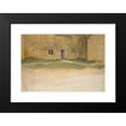 thumbnail image 2 of Edwin Austin Abbey 14x11 Black Modern Framed Museum Art Print Titled - Study of an English Medieval House, 2 of 5