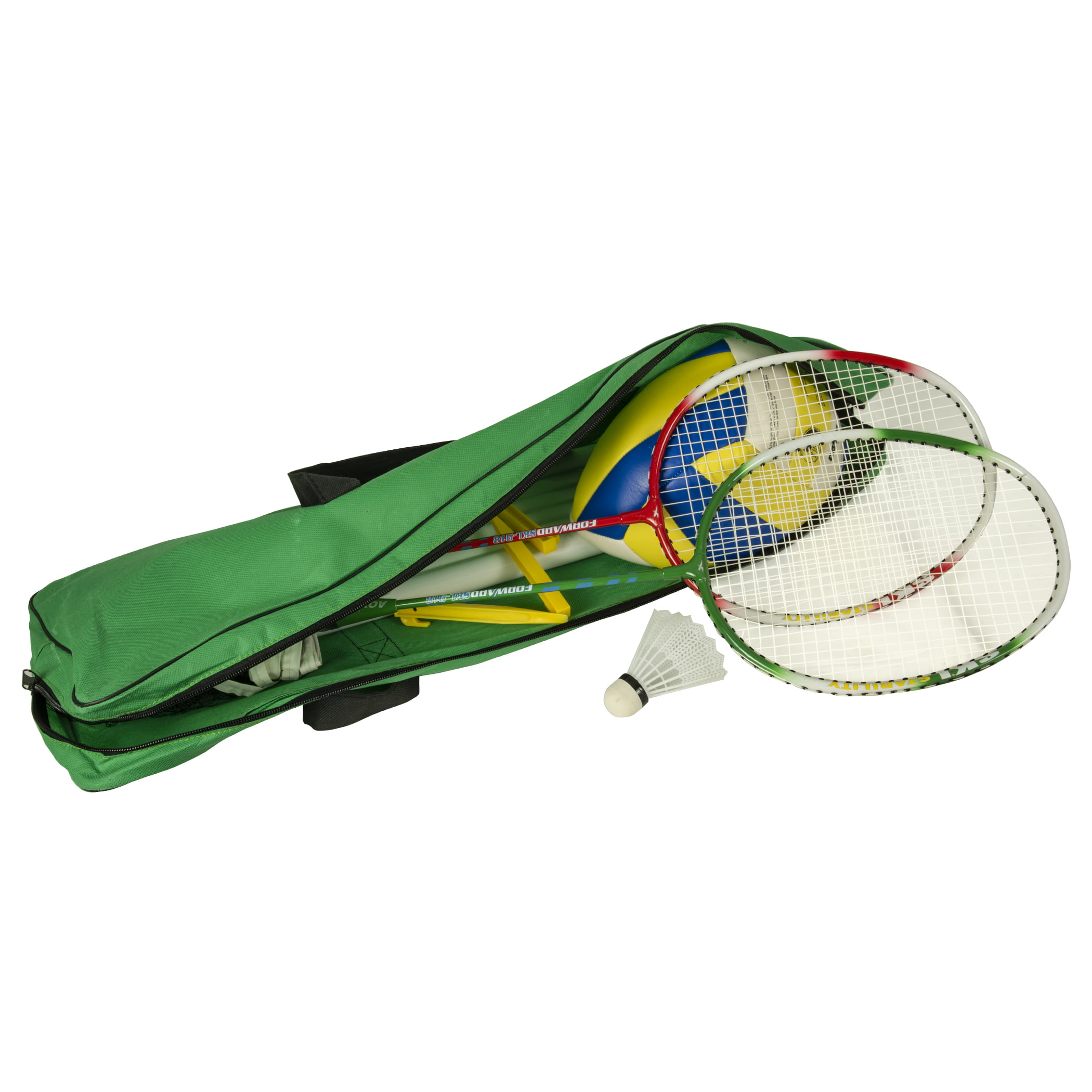Details about   Portable 2 Player Badminton Set Rackets+Ball Children Outdoor Indoor Sport Game, 