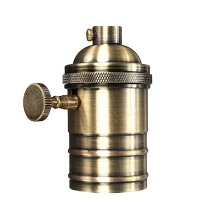 

Led Light Clearance! Kiteke E27 Screw Retro Vintage Copper Lamp Pendant Lights Bulbs Holder 250V 250W 1Pc Bulb Connector