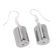 thumbnail image 4 of Pendientes de terahercios, pendientes de terahercios, pendientes cilíndricos para ansiedad, pendientes cilíndricos para mujer, mayor durabilidad, 4 of 14