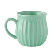 The Pioneer Woman Colette 12-Ounce Stoneware Mugs, Green, Set of 4