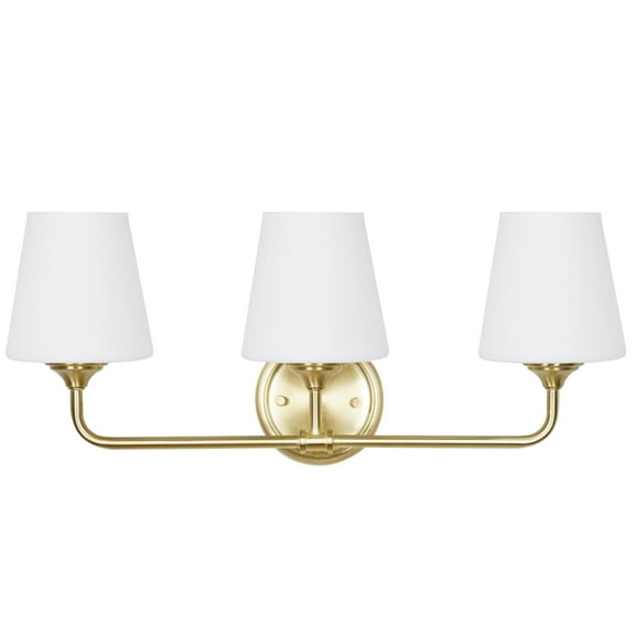 Roberts 3-Light Vanity Light - Brushed Gold