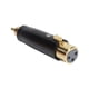 thumbnail image 5 of LZ1171G RCA macho a XLR hembra adaptador conector de audio chapado en oro para micrófono mezclador, 5 of 8