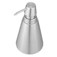 thumbnail image 3 of KAKOWELY Distributeurs de Désinfectant 1 Pce Récipient à Savon Liquide Distributeur de Savon en Acier Inoxydable Bouteille à Pression Support de Gel de Nettoyage pour Maison Extérieur (320ml)3.31"X3.31"X6.5", 3 of 4