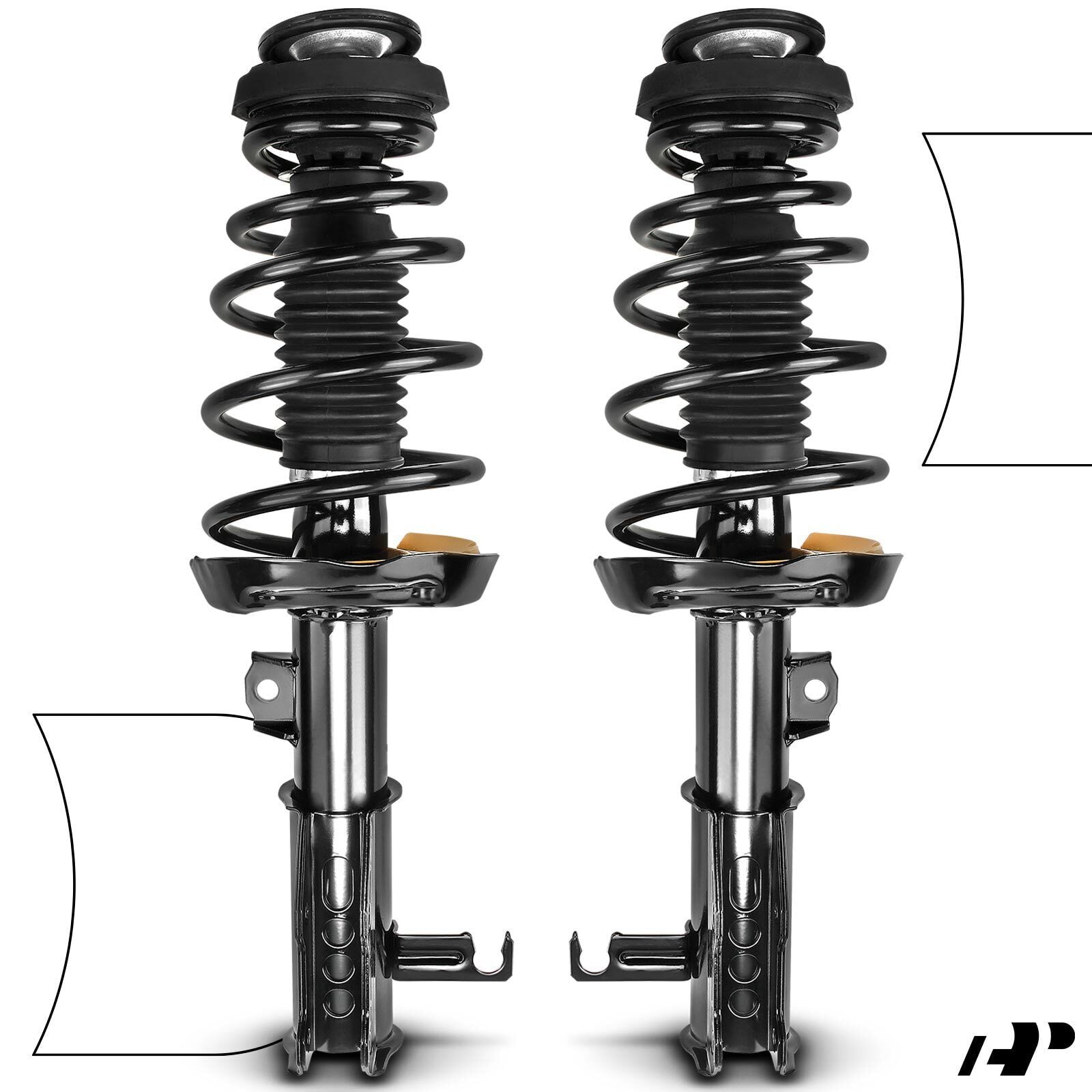 APremium Front Complete Suspension Strut & Coil Spring Assembly
