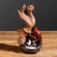 thumbnail image 2 of Porte-encens en Céramique, Buddha Main Forme Backflow Encens Titulaire Zen Porte-Encens Construit pour les Professionnels, 2 of 9