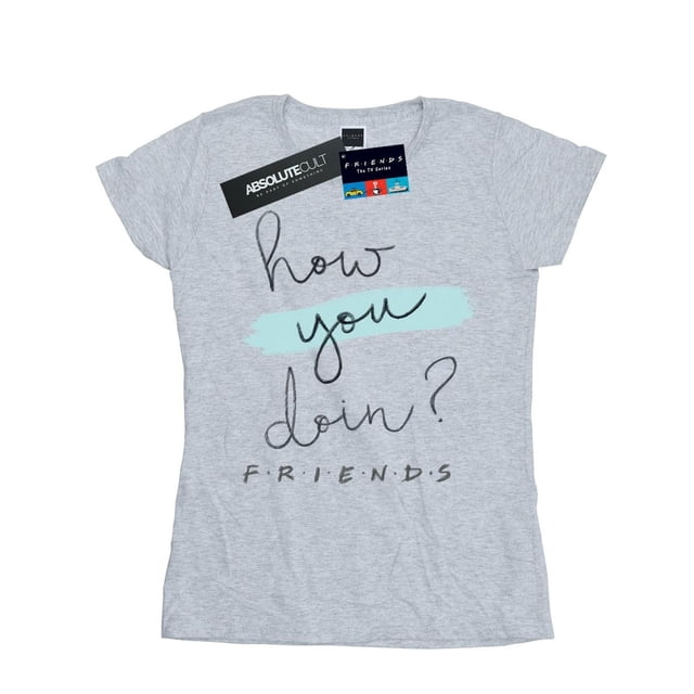 Friends T-Shirt en Coton pour Femmes "How You Doin?"