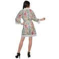 thumbnail image 4 of Moomaya Printed Cotton&nbsp;Robe&nbsp;Women Lightweight Kimono&nbsp;Sleeve Summer Bathrobe, 4 of 6