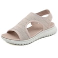 thumbnail image 3 of Summer Sandals for Women Simple Lightweight Sporty Wedge Heels Comfort Plus Size, 3 of 8