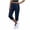 Navy-womens capri pants, variant on TKYCMSUAKI Capris Pants for Women with Pockets Drawstring Elastic Waist Solid Cargo Trousers Summer Casual Work Hiking Cropped Pant