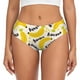 thumbnail image 1 of Fotbe Banana Fruit Calzones Estampados para Mujer – Ropa Interior de Algodón, Cómoda, Suave y Elástica-4X-Large, 1 of 6