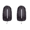 thumbnail image 3 of Naiovety OxfordCloth permanece seco y visible mochila impermeable reflectante cubierta para la lluvia ajuste universal reutilizable Ropa Deportiva, Zapatos negro METRO, 3 of 6