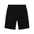 thumbnail image 6 of Eltusu Men's Casual Shorts, Elastic Waistband Knee Length Rolled Hem Work Shorts with Pockets Black Size L, 6 of 7