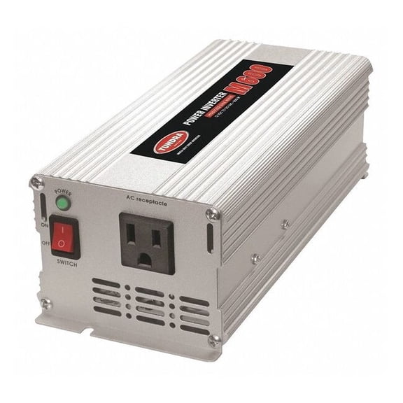 Power Inverter, Modified Sine Wave, 1,200 W Peak, 600 W Continuous, 1 Outlets