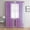 Purple, variant on Single (1) Sheer Rod Pocket Window Curtain Panel: 55 W X 90 L Plaid/Check Design (Soft Lilac/Purple)