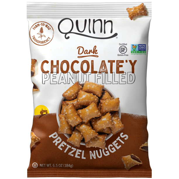 quinn creamy peanut butter filled pretzel nuggets